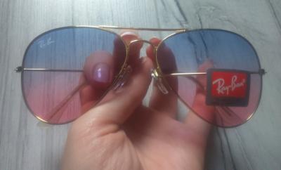 nowe okulary pilotki aviator rb ray ban