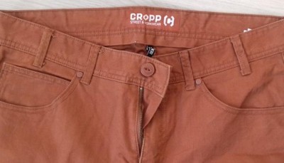 Spodnie CROPP TOWN rozmiar 34 NOWE pomarańczowe