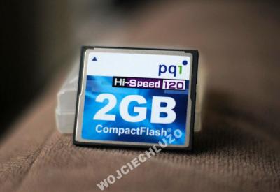 PQI CompactFlash Hi-Speed 120 CF 2 GB - Gwarancja