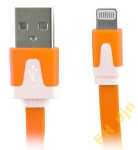 Kabel USB 8pin iPhone5 iPad4 iPad mini pomarańczow