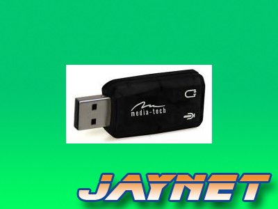 MEDIA-TECH KARTA MUZYCZNA DŹWIĘKOWA USB 5.1 MT5101