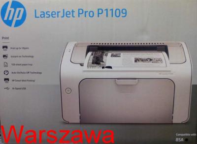 Drukarka HP LaserJet Pro P1109 jak P1102 na 85a