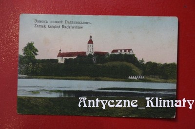 Nieśwież - Zamek książąt Radziwiłłów - kartka