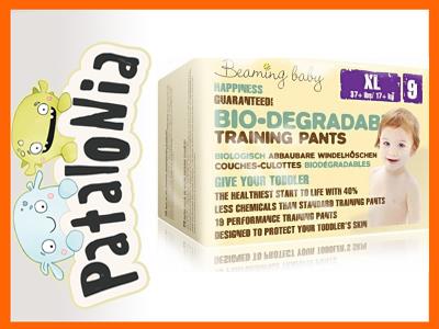 BEAMING BABY Biodegradowalne Pieluchomajtki - XL