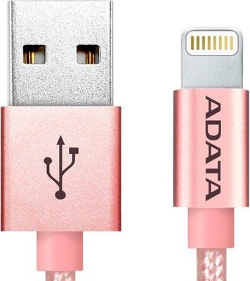 Kabel USB-Ligthning 1m Apple Cert. Gold braid.