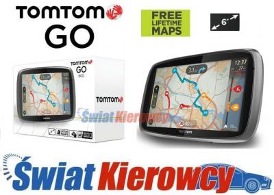 GPS TOMTOM GO 600 DOŻYWOTNIA AKTUALIZACJA MAP K-CE