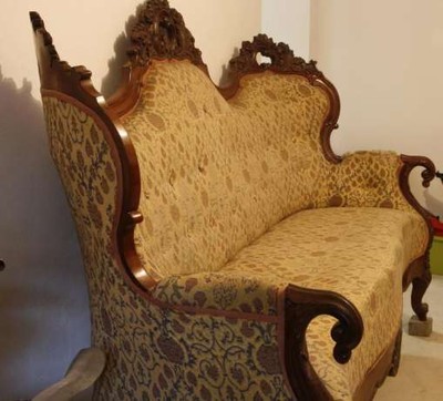 Sofa w Stylu Ludwika Filipa