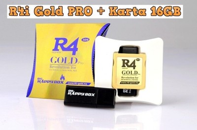 R4i GOLD PRO Nagrywarka Gier .NDS 2DS 3DS +16GB