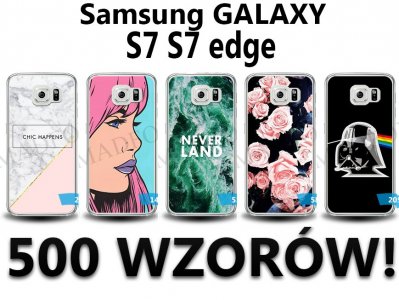 Samsung Galaxy S7 S7 Edge Case Foto Etui Wzory 6179287014 Oficjalne Archiwum Allegro