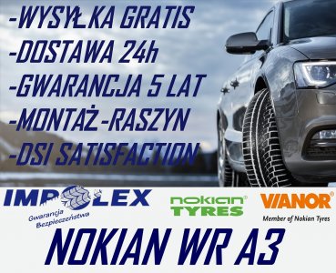 NOKIAN 4X 205/45R17 88V WR A3 ZESTAW ZIMOWY GRATIS