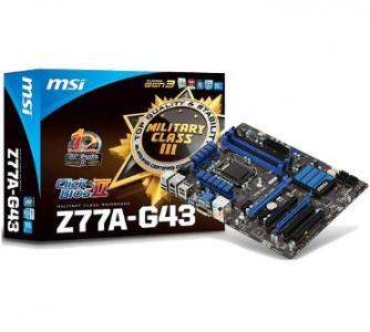 Intel Core i5-3570K BOX /  MSI Z77A-G43 HDMI / OC
