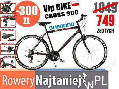 Szybki lekki rower ALU Cross 28 VIP BIKE SHIMANO!!