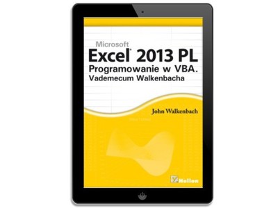 Excel 2013 PL. Programowanie w VBA. Vademecum