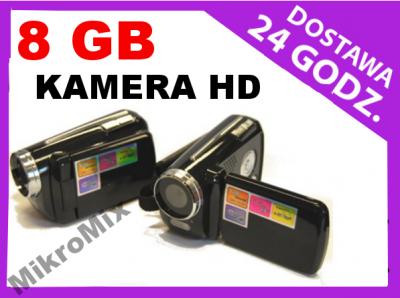 8GB Kamera cyfrowa HD 720X480 aparat dyktafon T77K