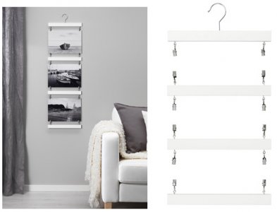 IKEA NACKSTA Ramka na 3 zdjęcia biały szer30cm HIT - 6434069961 - oficjalne  archiwum Allegro