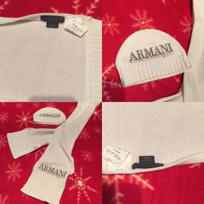 Komplet czapka i szalik marki ARMANI EXCHANGE