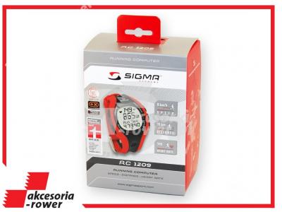 SIGMA pulsometr dla biegaczy RC 1209 czerwony