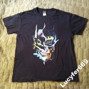 BATMAN TWO FACES koszulka t-shirt MĘSKI BLACK L