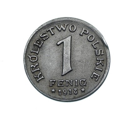 3240NA 1 Fenig 1918 rok Królestwo Polskie st.1-