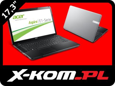 Laptop 17,3'' ACER E1-772G i5 4GB 500GB GT820M FHD