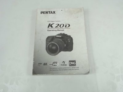 PENTAX K20D-fabryczna instrukcja
