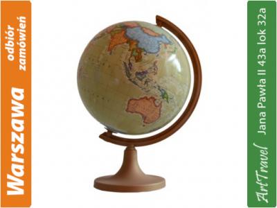 Globus polityczny. 32 cm Odb. WARSZAWA