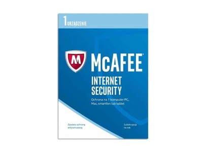 McAfee Internet Security 2017 PL 1 st/12m OEM