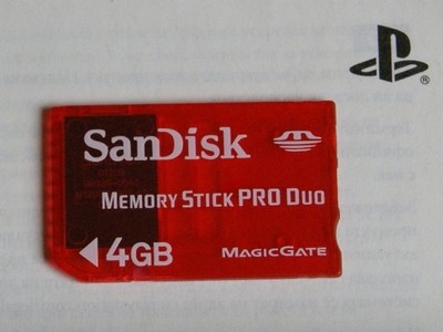 Karta Pamięci 4GB Memory Stick Duo - PSP - Rybnik