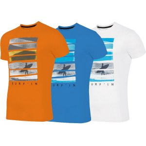 KOSZULKA T-Shirt 4F T4ZL16-TSM022 M pomarańczowy