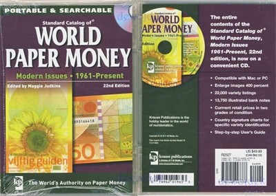 KRAUSE @ WORLD PAPER MONEY od 1961 @ wyd. 22 @ CD