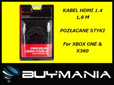 KABEL HDMI-HDMI V1.4 PREMIUM XBOX ONE/360 GENESIS