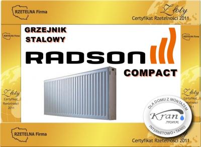 Grzejnik RADSON C22 600x600 z. boczne /Kran Tychy - 3200616495 - oficjalne  archiwum Allegro