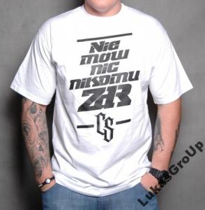 T-Shirt ZDR RPK CS &apos;nie mów nic...&apos; Biały r.M - 4391994727 -  oficjalne archiwum Allegro