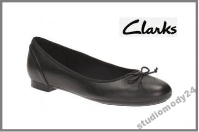 Clarks Baleriny Couture Bloom Black Lea r.38