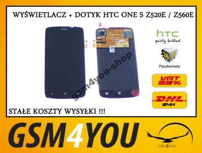 ORYG. KOMPLET LCD + DOTYK HTC ONE S Z520E Z560E