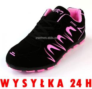 P_S ~ buty do biegania sport ~ /black pink1481/ 38