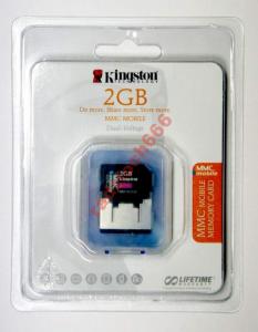 Nowa karta Kingston MMC Mobile 2GB + adapter Wa-Wa