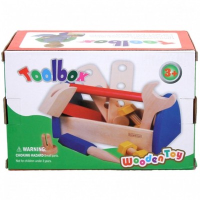 Toolbox WoodenToy-Drewniana skrzynka z narzędziami