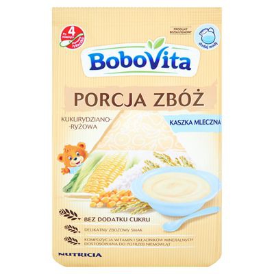 BoboVita Kaszka mleczna kukurydziano-ryżowo 210g
