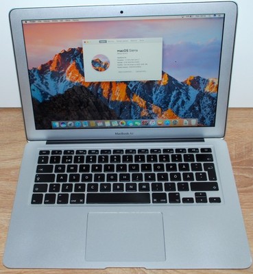 MacBook Air 13 A1466 i7 1,7GHz 8GB 120SSD mid2013