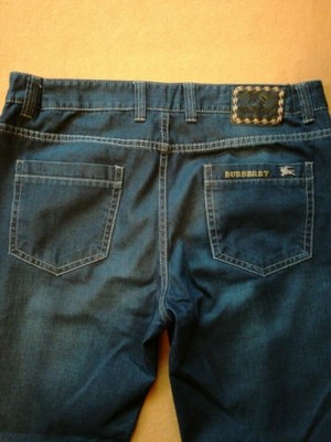 Spodnie Burberry 38 jeans niebieskie