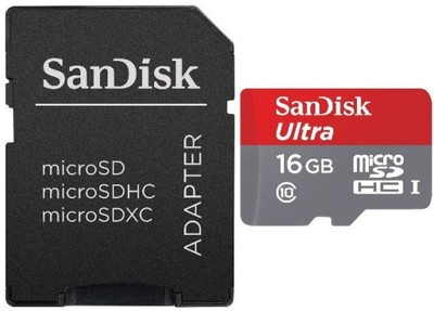 Karta microSDHC microSD SanDisk ULTRA 80MB/s 16GB