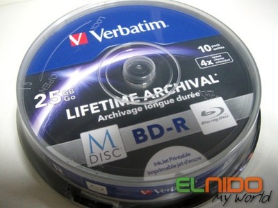 Płyty VERBATIM Blu-Ray BDR M-DISC do nadruku 10szt