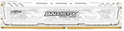 DDR4 Ballistix Sport LT 8GB/2400 CL16 DR x8