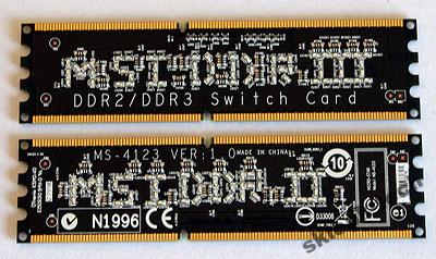 MSI SWITCH CARD DDR2 DDR3 - 5719989318 - oficjalne archiwum Allegro