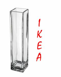 IKEA wazon wazonik szklany REKTANGEL - 5763736527 - oficjalne archiwum  Allegro