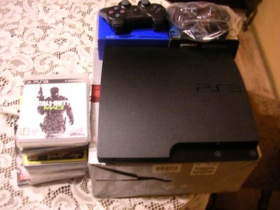 PS3 320GB+15 gier+2pady+pudełko+okablowanie
