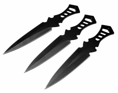 nóż noże do rzucania rzutka shuriken ninja zestaw - 2538929537 - oficjalne  archiwum Allegro