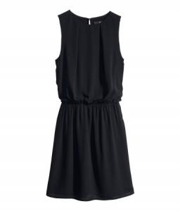 H&M Czarna rozkloszowana sukienka gumka 40 - 4820887886 - oficjalne  archiwum Allegro