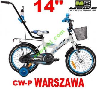 Rower 14 cali Mbike 2013 BMX (White/Blue) Nowość!